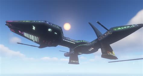 StarGate Asgard fleet O'Neill-Class StarShip Minecraft Map