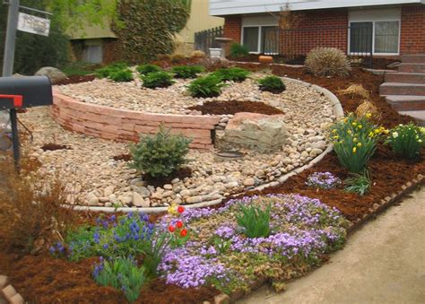 Xeriscape front yard, Small city garden, Xeriscape