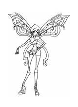 Ausmalbilder Winx Club  Malvorlagen Kostenlos Zum Ausdrucken sketch template