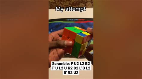 Trying the 3x3 World Record Scramble - YouTube