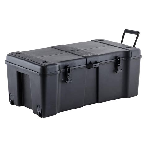 Black Ultra Storage Trunk with Wheels | Locker storage, Storage trunk ...