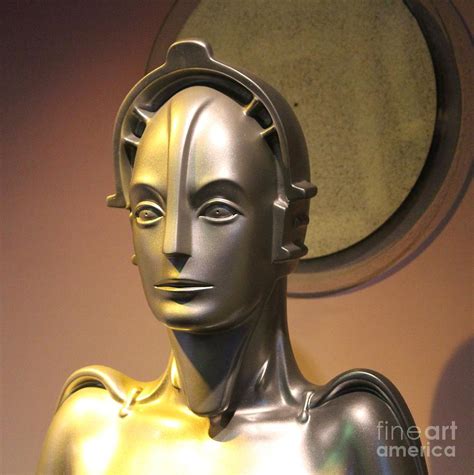 Golden Robot Lady Closeup Photograph by Cynthia Snyder - Fine Art America