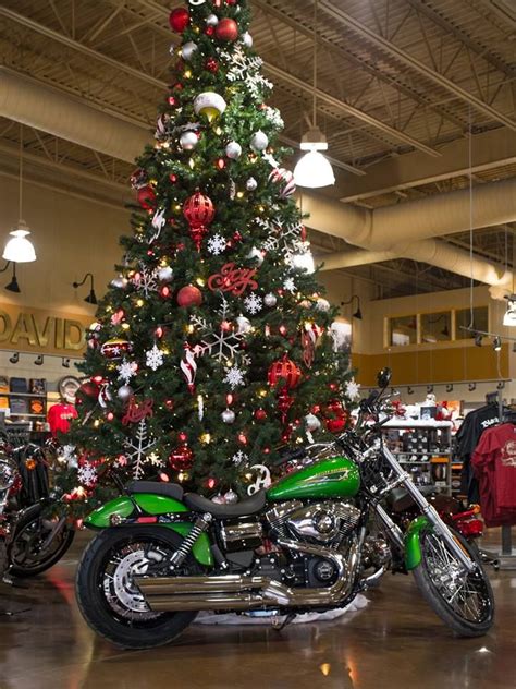 Pin by Marney Burchfield-Santo on For the love of a Harley | Holiday decor, Christmas tree, Holiday