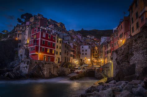 Evening in Riamaggiore, Cinque Terre, Italy. Photo: John Einar Sandvand