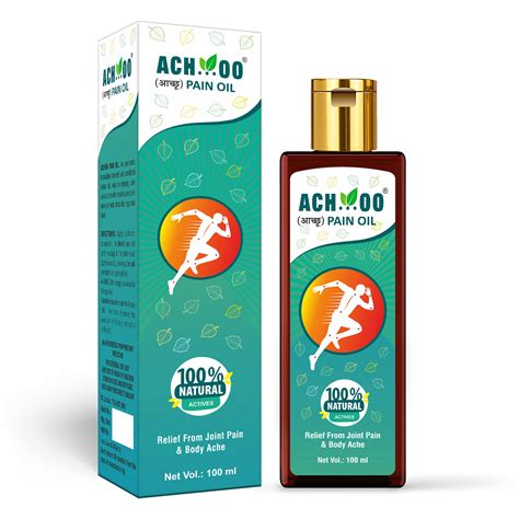 Buy ACH...OO Pain Oil - Care for Joint Pain, Muscle Pain & Body Pain, related Pain & - 100ml ...