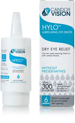 HYLO Lubricating Eye Drops - Long Lasting Dry Eye Relief