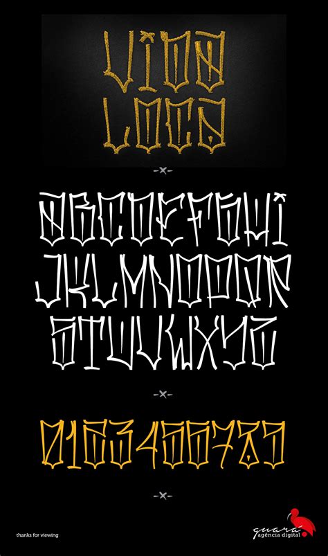 Vida Loca Type on Behance