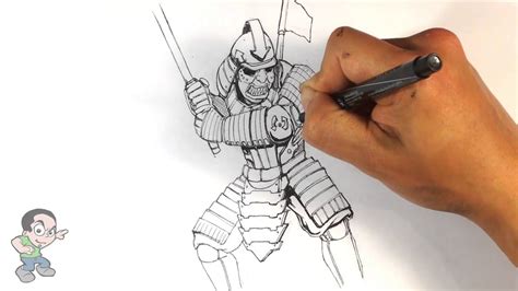 Samurai Helmet Drawing Easy