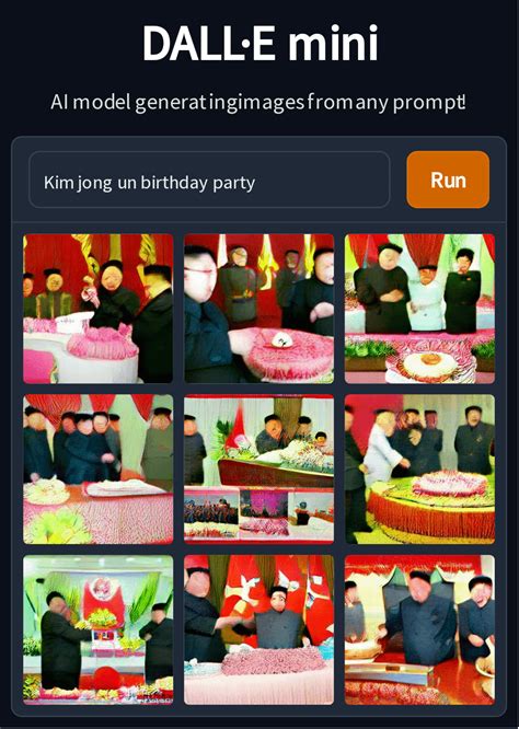 kim jong un birthday party : r/weirddalle