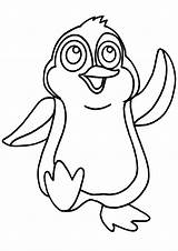 Printable Penguin Coloring Pages sketch template