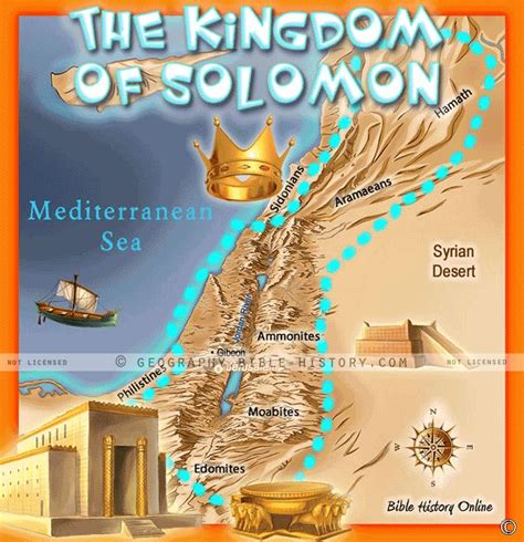 The Kingdom of Solomon - Kids Bible Maps