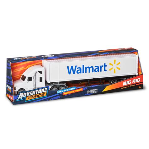 Adventure Force Big Rig Walmart Container Truck Play Vehicle - Walmart.com