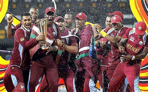 West Indies Cricket Team with ICC World Twenty20 2012 Trophy – Cricket Dawn