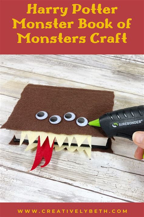 Harry Potter Monster Book of Monsters a DIY Tutorial - Creatively Beth