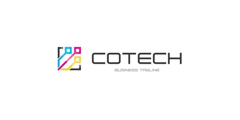 Color Tech Logo Template by Ardies | Codester