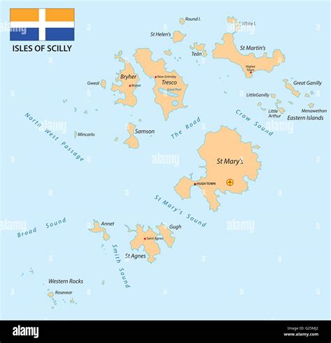 Map cornwall scilly isles Stock Vector Images - Alamy