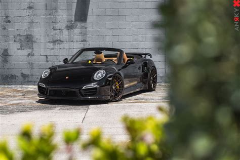 Black Convertible Porsche 911 Stands Out on Bronze Anrky Wheels — CARiD ...