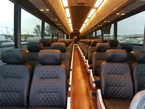 COACH BUS - 57 PASSENGERS Interior - Alpha Transportation Services