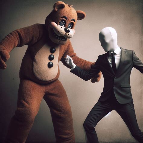 FREDDY FAZBEAR FNAF VS SLENDERMAN CREEPYPASTA by HUMAN-ARTIST on DeviantArt