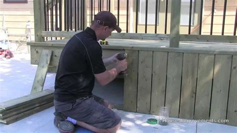 How To Build A Deck | #5 Skirting - YouTube