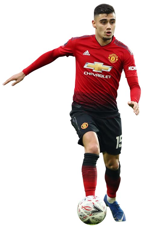 Andreas Pereira Manchester United football render - FootyRenders