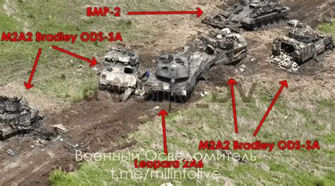 Russian Capture Of Ukrainian Leopard Tank, Bradleys Seen In Video