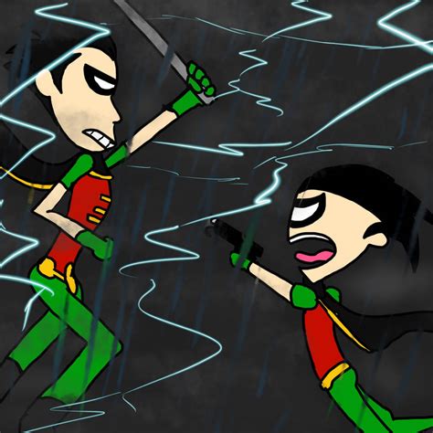 Awesome robin vs baby hands robin by P250rhb2 on DeviantArt