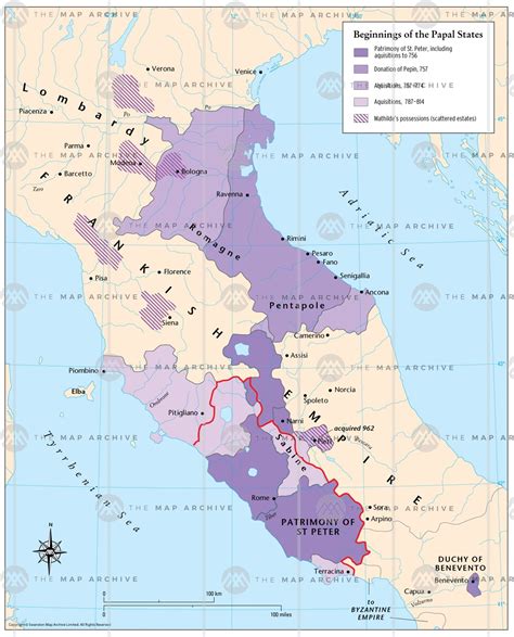 Beginnings of the Papal States 756–814