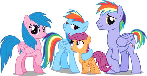 Rainbow dash's family by Vector-Brony on DeviantArt