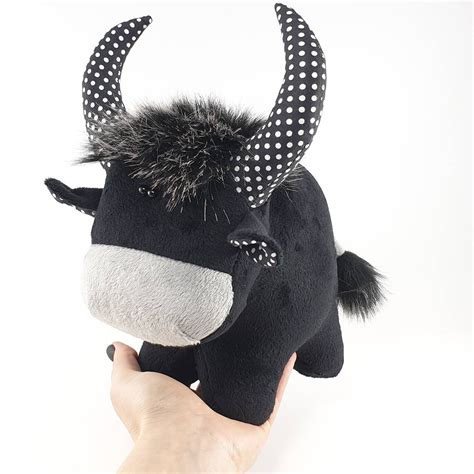 Pablo the Black Buffalo. Buffalo Plush Toy. Black Bison. - Etsy