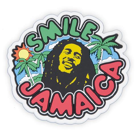 Bob Marley Smile Jamaica Magnet | RastaEmpire.com