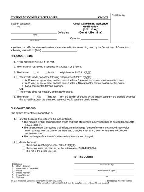 Sentence modification form: Fill out & sign online | DocHub