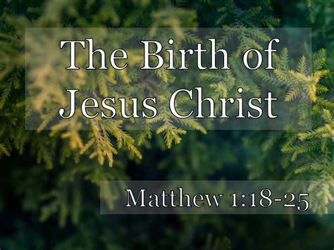 [Matt's Messages] "The Birth of Jesus Christ" ~ Matt Mitchell - Hot ...