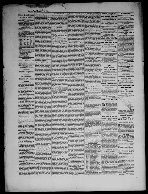 The Texas Countryman. (Hempstead, Tex.), Vol. 8, No. 18, Ed. 1 Friday, September 4, 1868 - Page ...