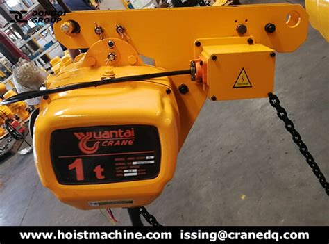 1 ton low headroom chain hoist with trolley | Hoist Machine