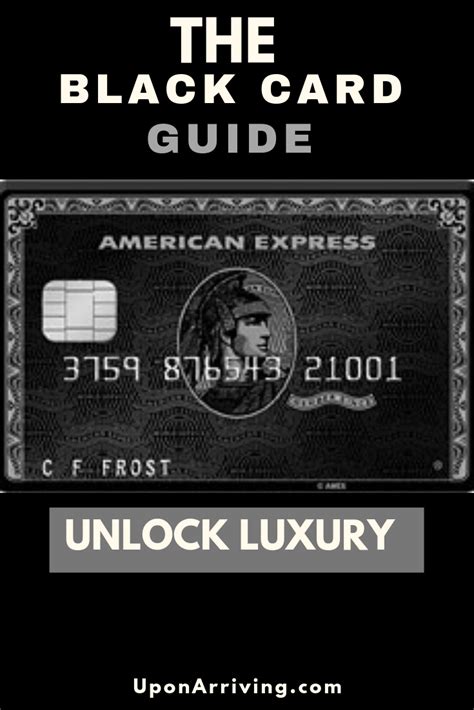 Black Card Guide | Black card, Credit quotes, Credit card design