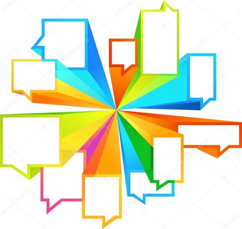 Colorful callout shapes Stock Vector Image by ©marish #3210587