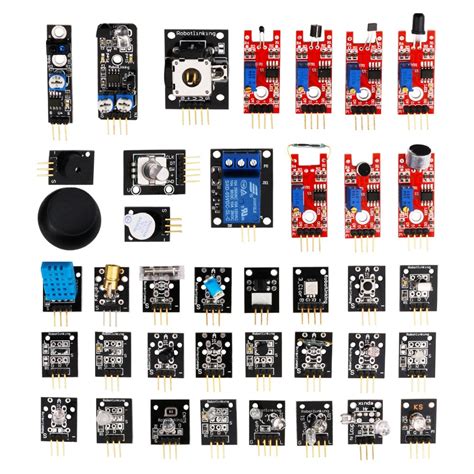 Aliexpress.com : Buy 37 IN 1 BOX Sensor Kits /37 SENSOR KIT For Arduino ...