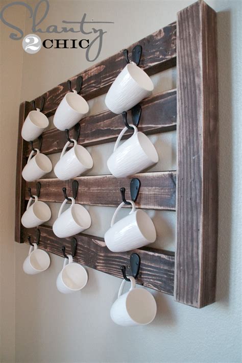 DIY Coffee Mug Display - Shanty 2 Chic