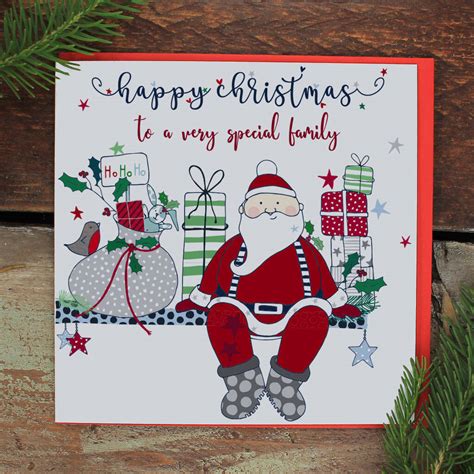 Christmas Card To A Special Family By Molly Mae® | notonthehighstreet.com