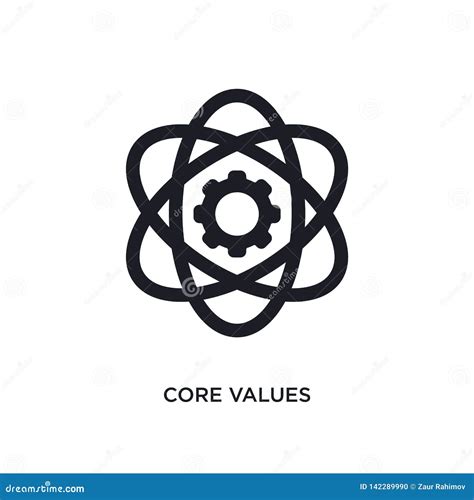 Core Values Isolated Icon. Simple Element Illustration from General-1 ...