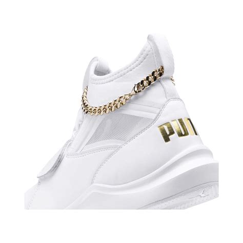 PUMA Leather Phenom Lux Women's Sneakers in White - Lyst