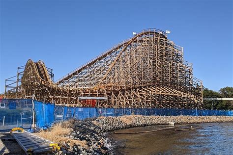 Sea World's Leviathan rollercoaster nears completion - Australasian ...