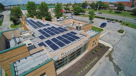 Solar Arrays for Commerce Bank in the Kansas City Area - Good Energy Solutions