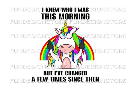 FUNNY UNICORN, MEME, QUOTES, PNG Graphic by FUNDESIGNSTORE · Creative ...