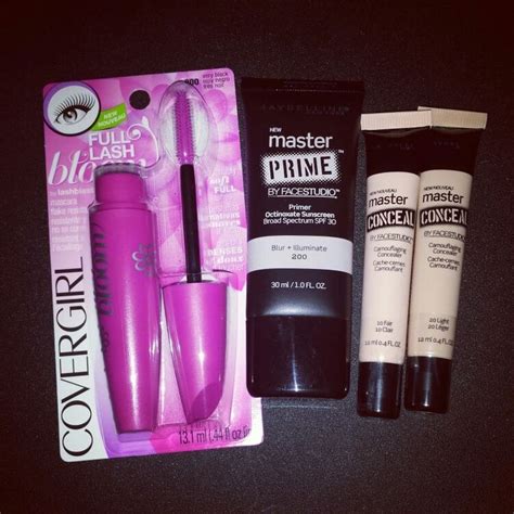 Covergirl Full Lash Bloom Mascara & Maybelline Master Prime and Conceal