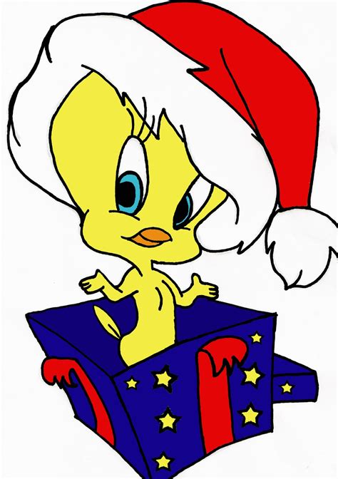 7 Free Disney Characters Tweety Merry Christmas Holiday Wallpaper