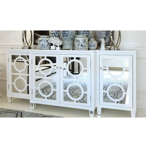 15 Best Collection of White Mirrored Sideboards