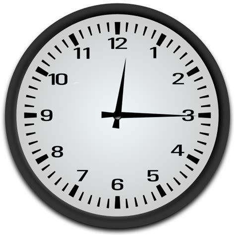 6 o clock | Free SVG