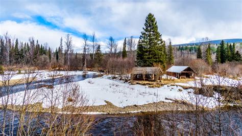 Creeks in Winter Time Wells Gray Provincial Park in British Columbia, Canada Stock Photo - Image ...